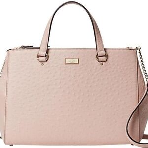 Kate Spade Pink Ostrich Purse NWT 598$